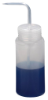 Bottle, Wash, Polyethylene, Wide Mouth, 500 mL, 6/pk
