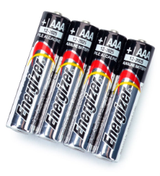 Baterie, AAA, alkaliczne, 1,5 V, 4 szt./opak.