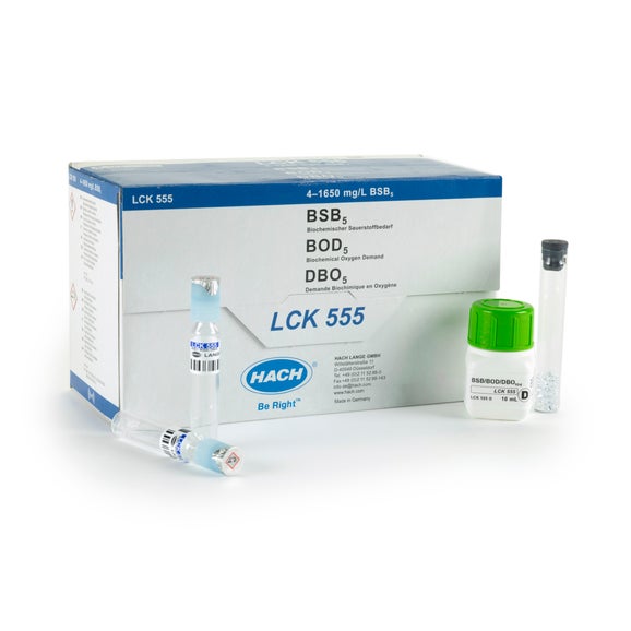 Test kuwetowy BZT5 4 -1650 mg/L O₂