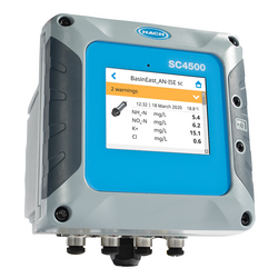 Przetwornik SC4500, obsługa Claros, 5 wyjść mA, 1 analogowe pH/ORP, 100 - 240 V AC, bez przewodu zasilającego