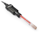 Napełniana, laboratoryjna, szklana elektroda pH do pomiarów powierzchniowych Intellical PHC729 RedRod, kabel 1 m