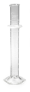 Cylinder miarowy, 100 mL +- 0. 6 mL, podziałka 1,0 mL (białe oznaczenia)