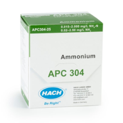Test kuwetowy azotu amonowego, 0,015 - 2 mg/L, do robota laboratoryjnego AP3900