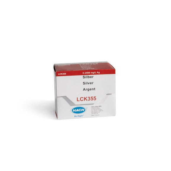 Srebro, test kuwetowy, 5-2500 mg/L Ag