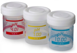 SENSION+ 3x50 ml pojemników z nadrukiem dla kalibracji laboratoryjnych mierników pH, EU