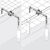 Zestaw montażowy łańcuchowy ze stali szlachetnej, FP360 sc